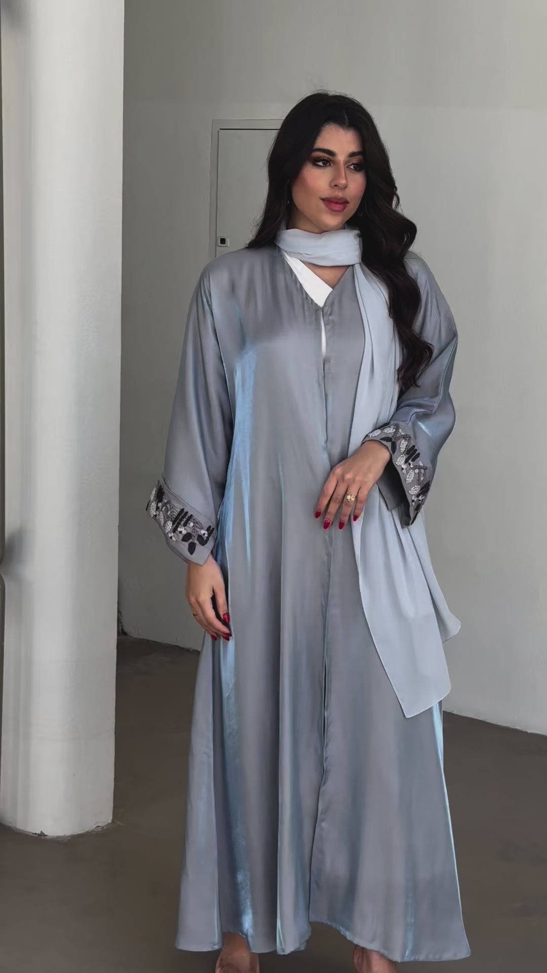 Jawhara Blue Abaya