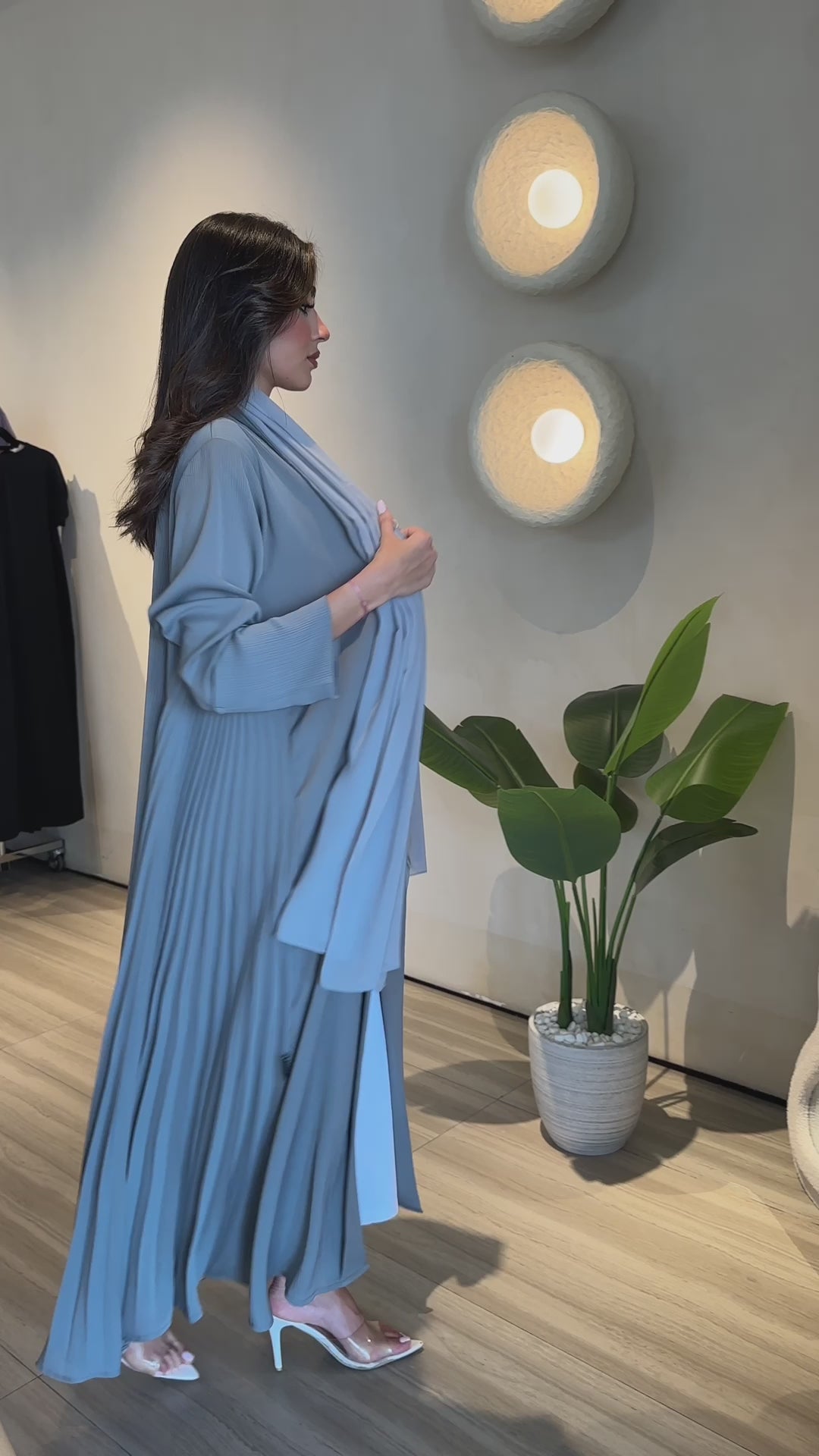 Mirage Grey Abaya