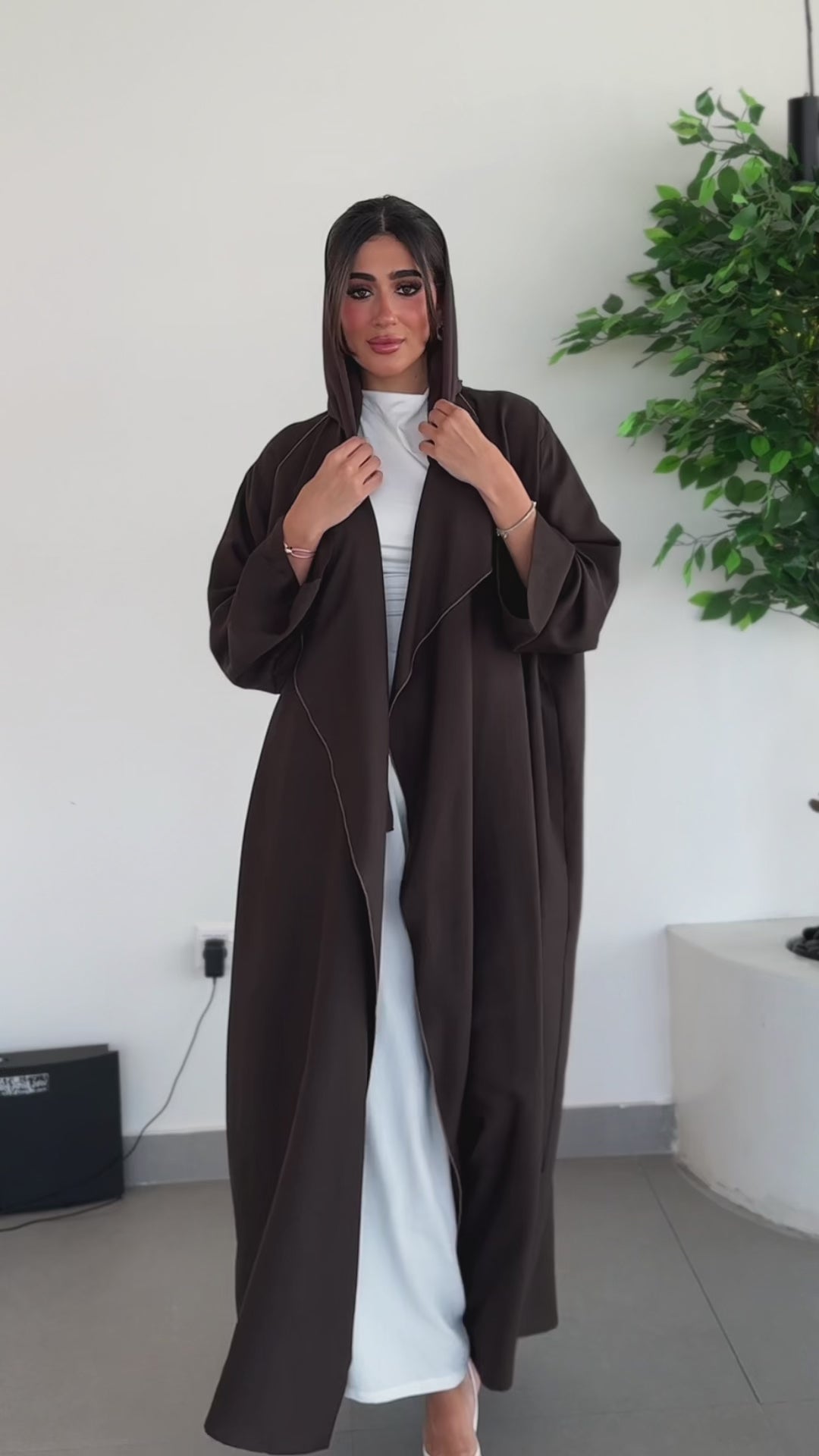Misk Brown Abaya