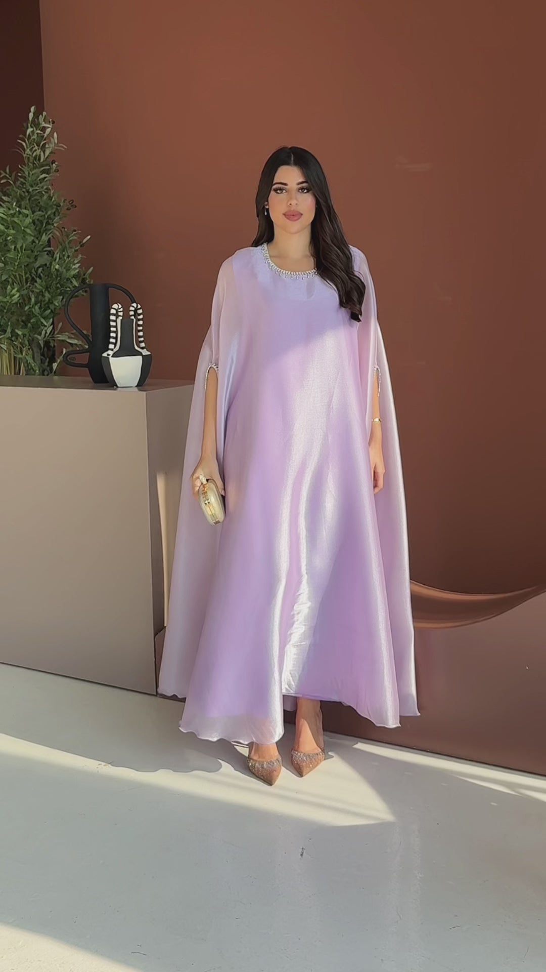 Lulu Organza Purple Dress