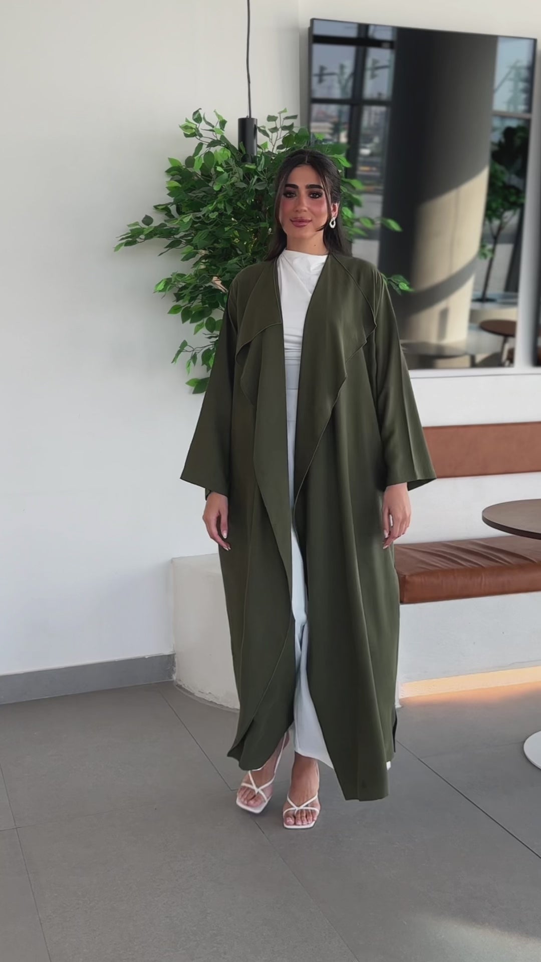 Misk Green Abaya