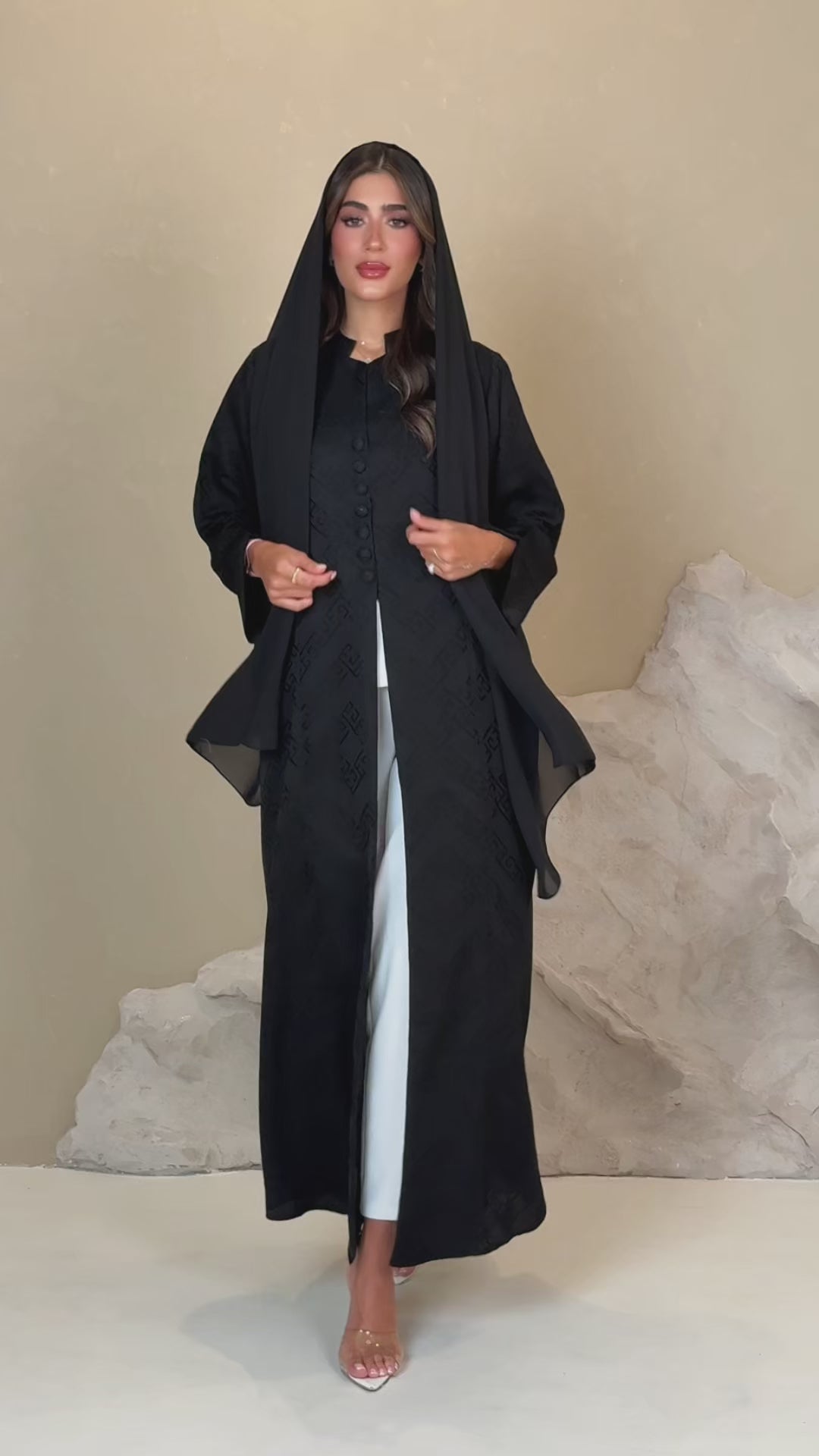 Ismene Crepe Abaya