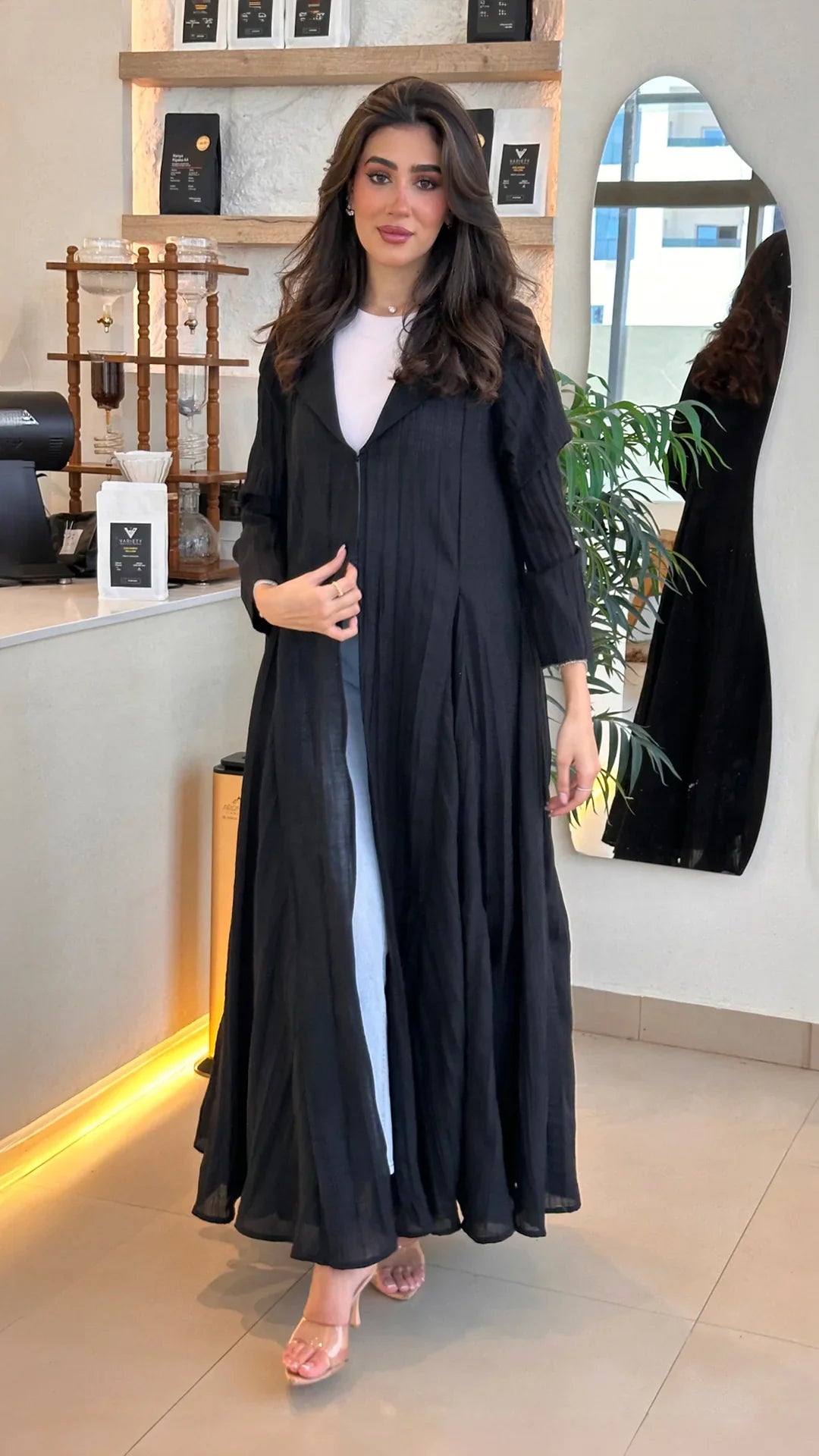  linen abaya