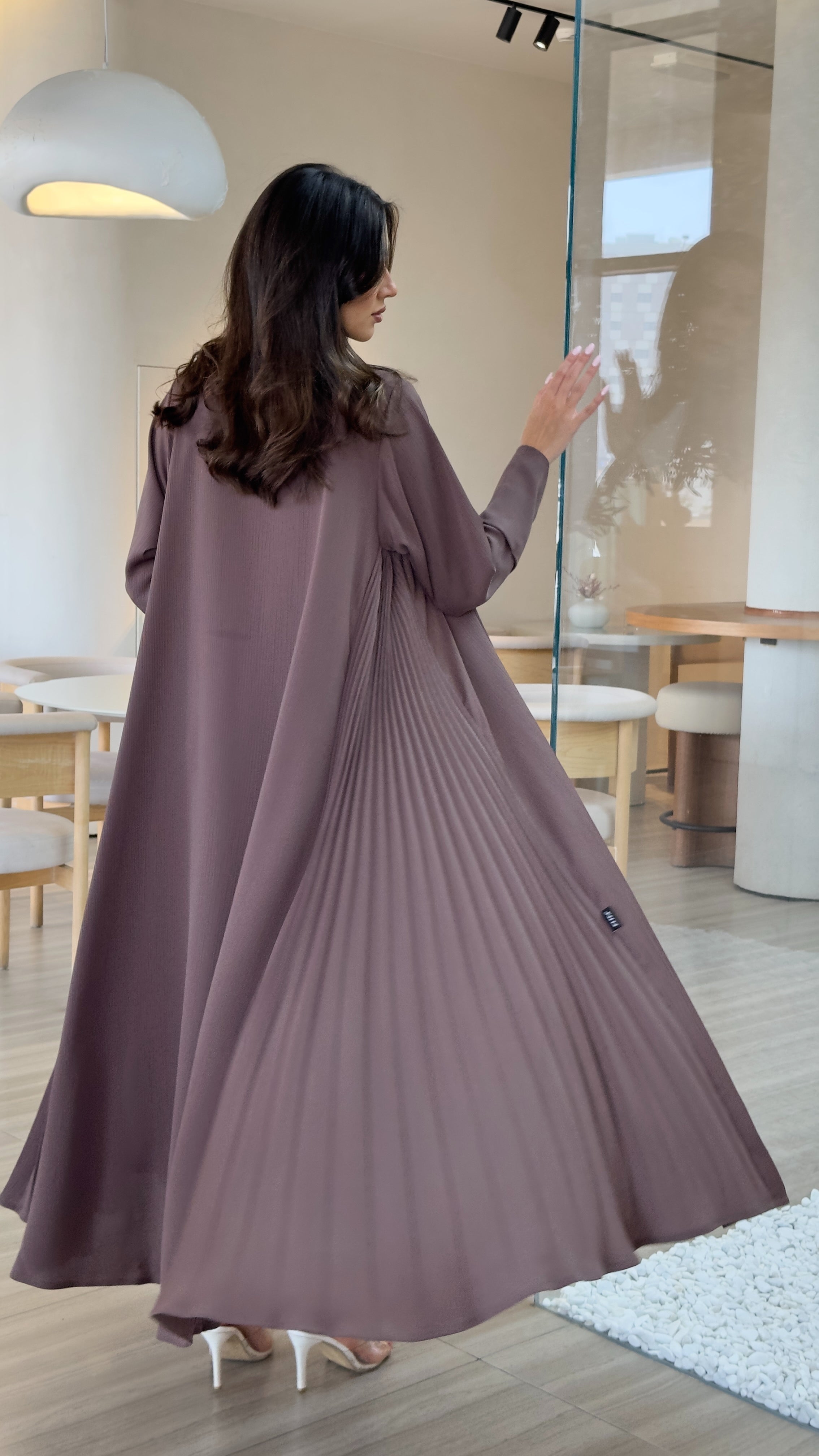 Mirage brown Abaya