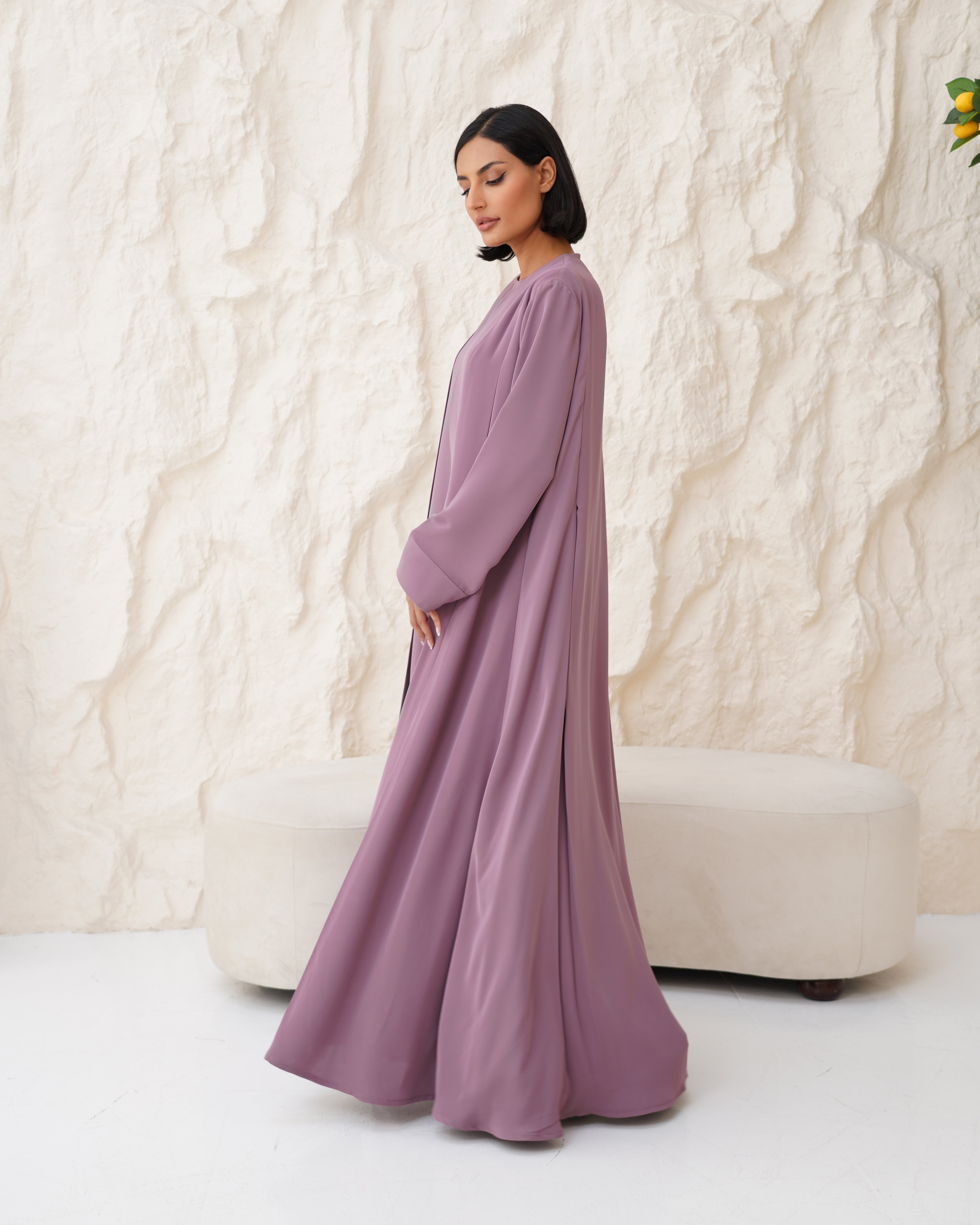 Aziza Purple Abaya