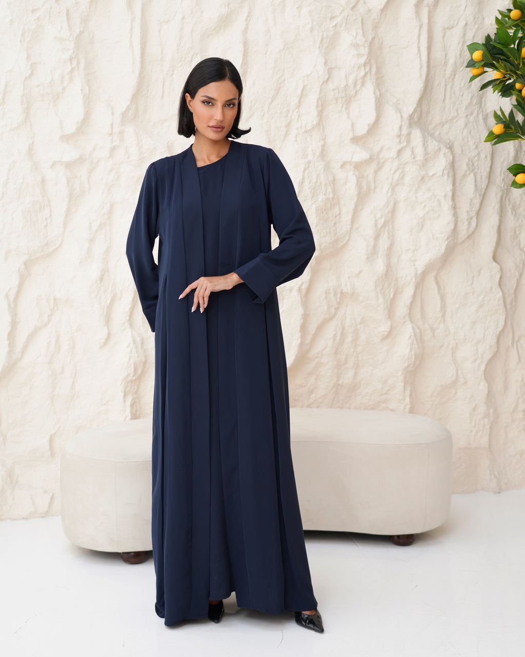Aziza Navy Abaya