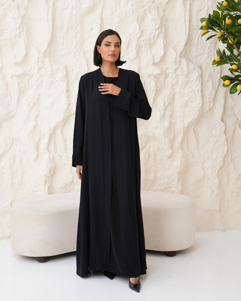 Aziza Black Abaya
