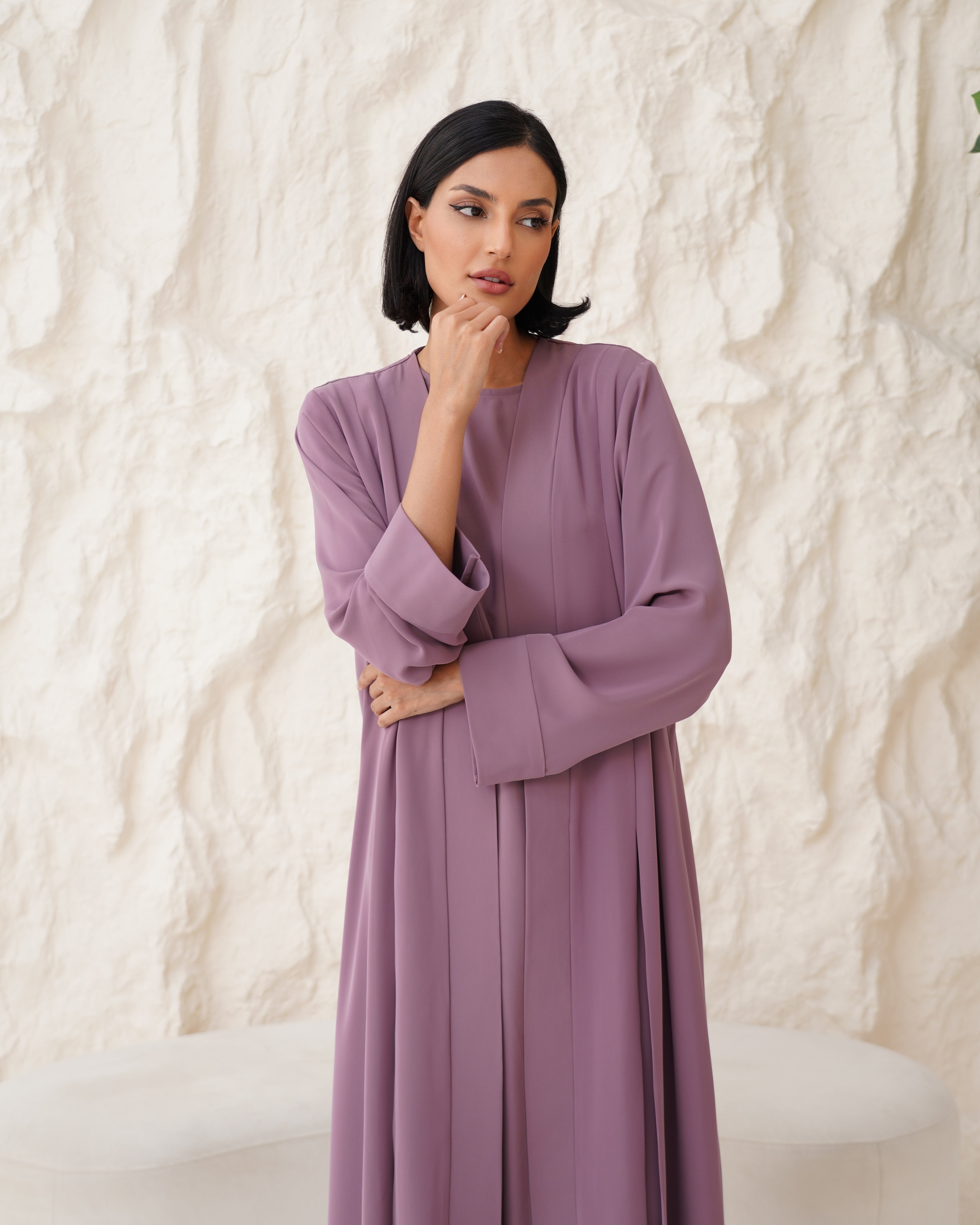 Aziza Purple Abaya