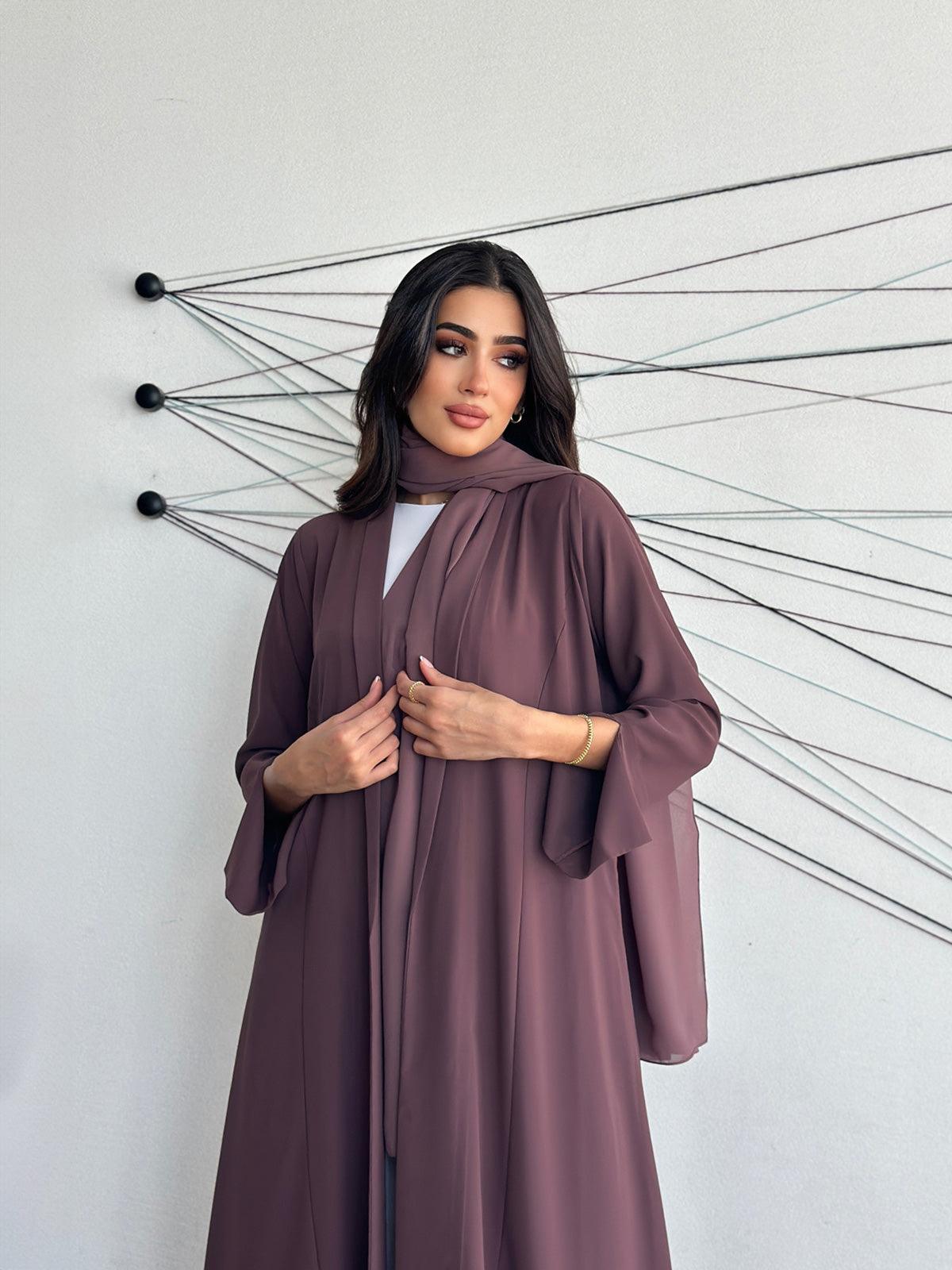 Sultana Purple Abaya