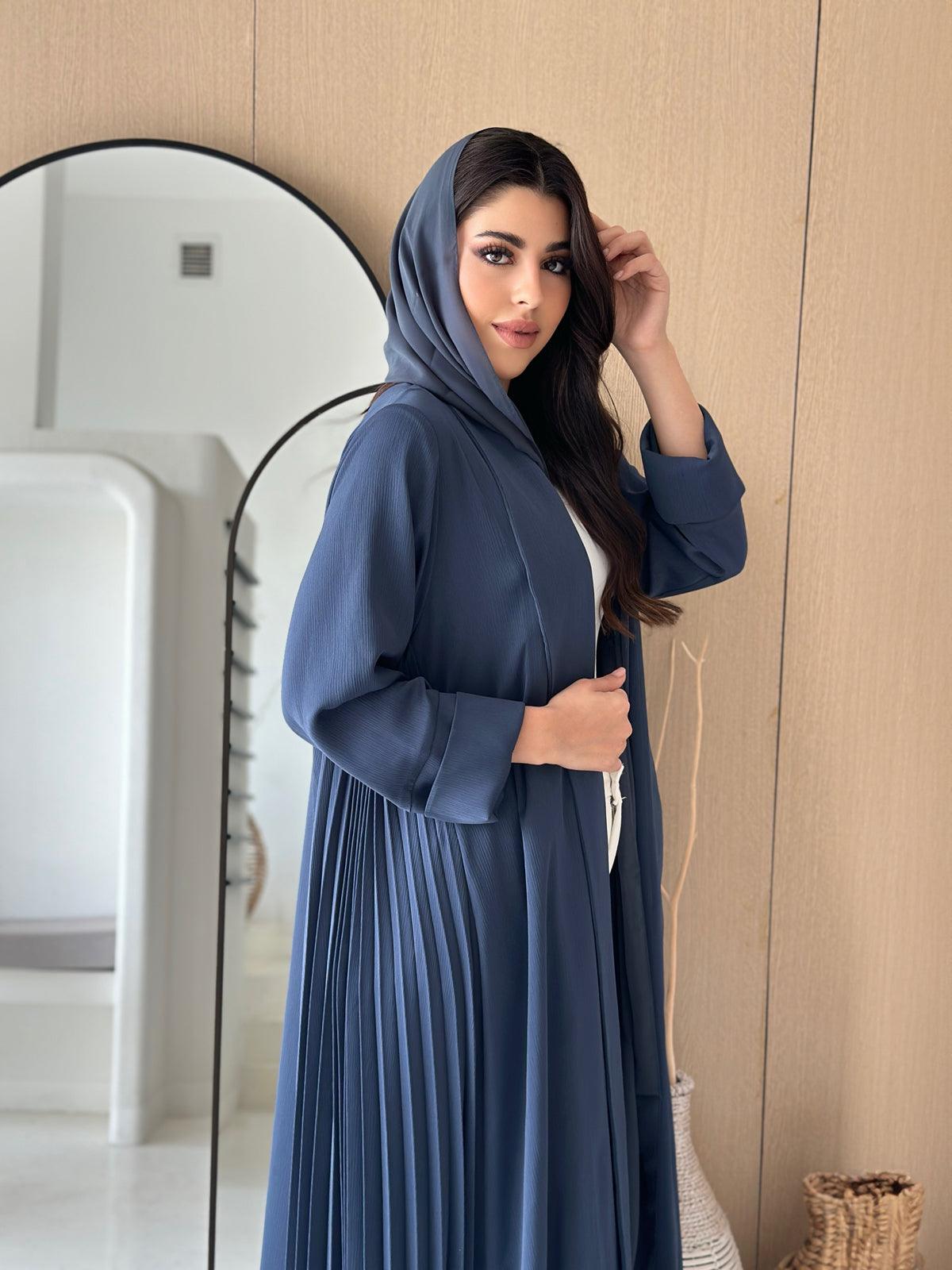 Mirage Navy Blue Abaya - Elita