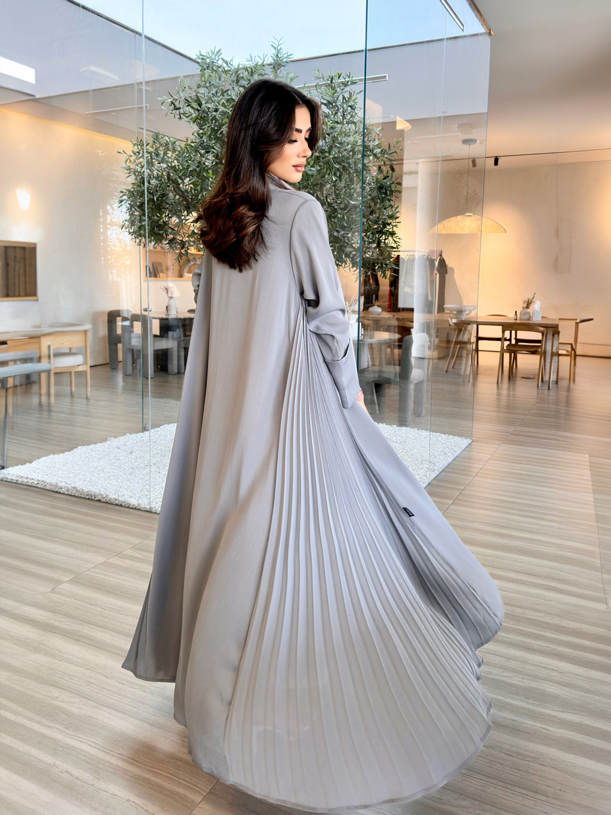 Mirage Grey Abaya