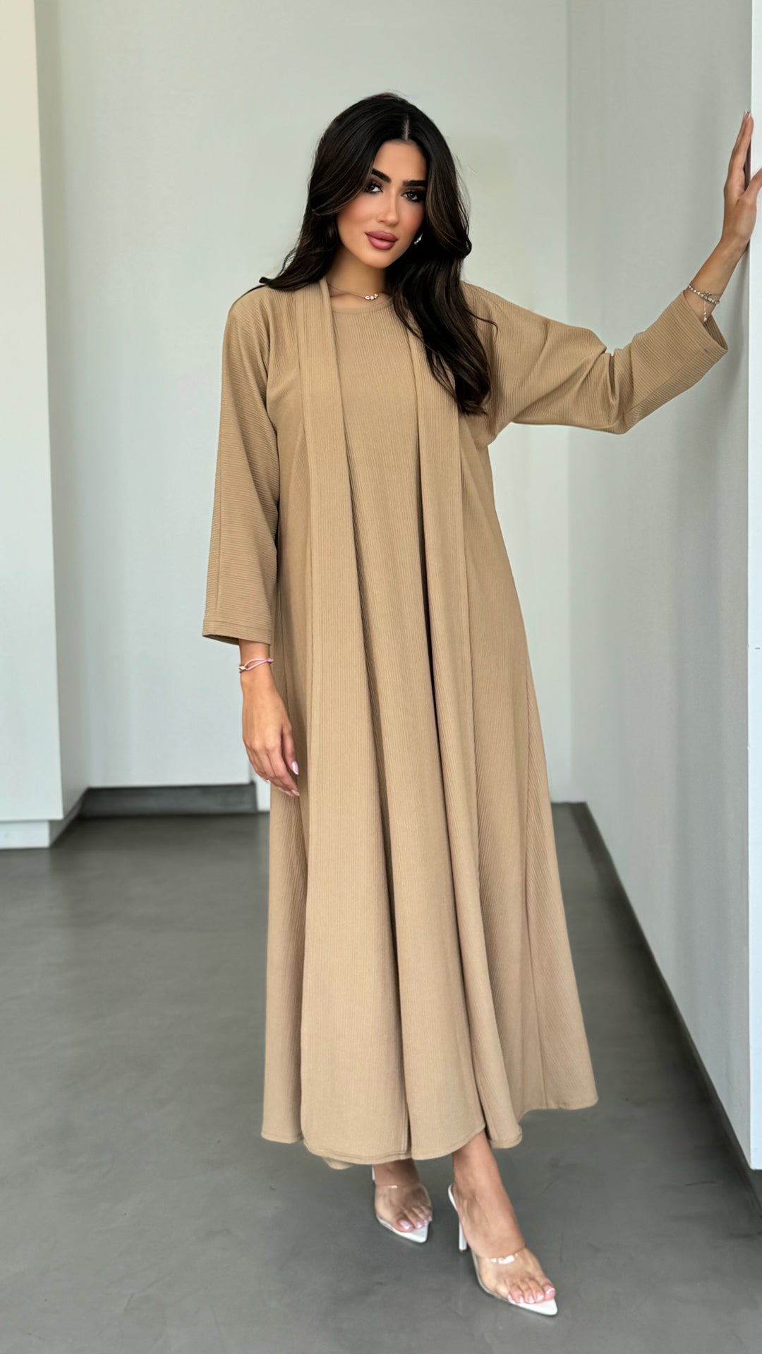 Nadine Beige ِAbaya