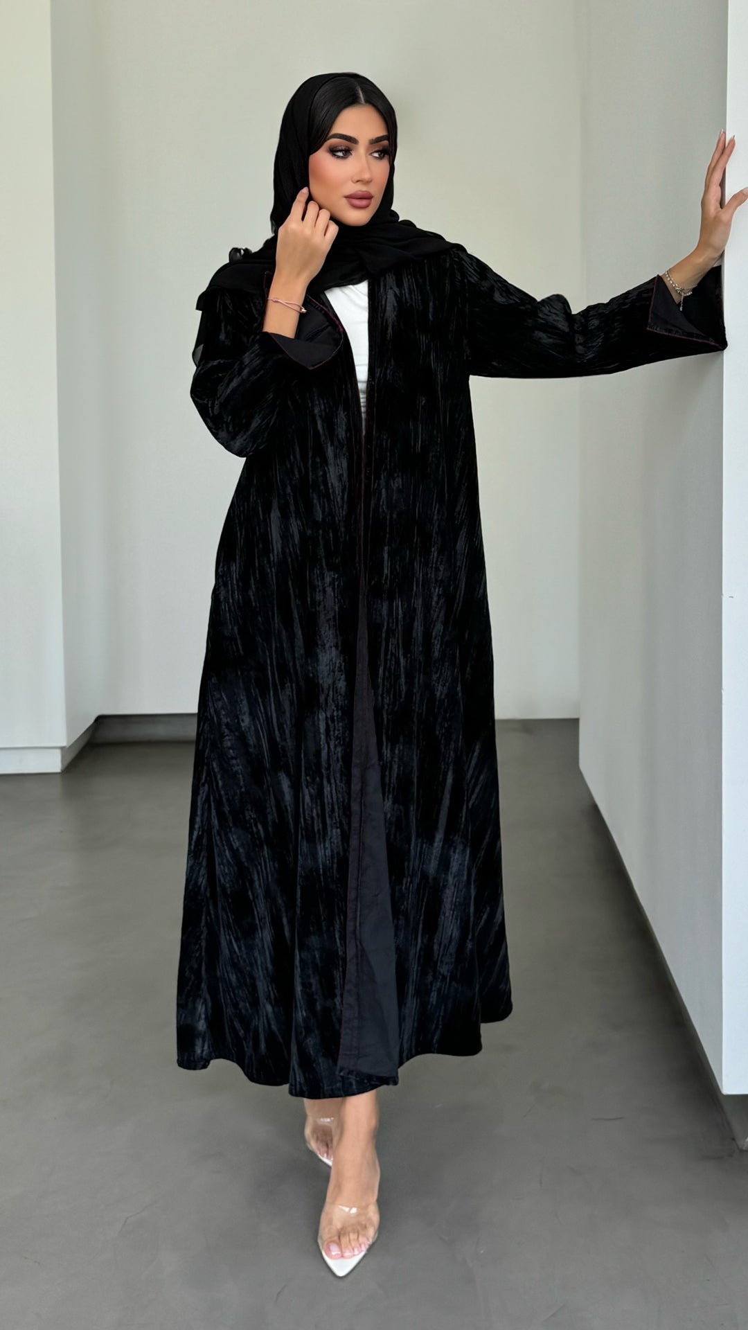 Talia Black Abaya