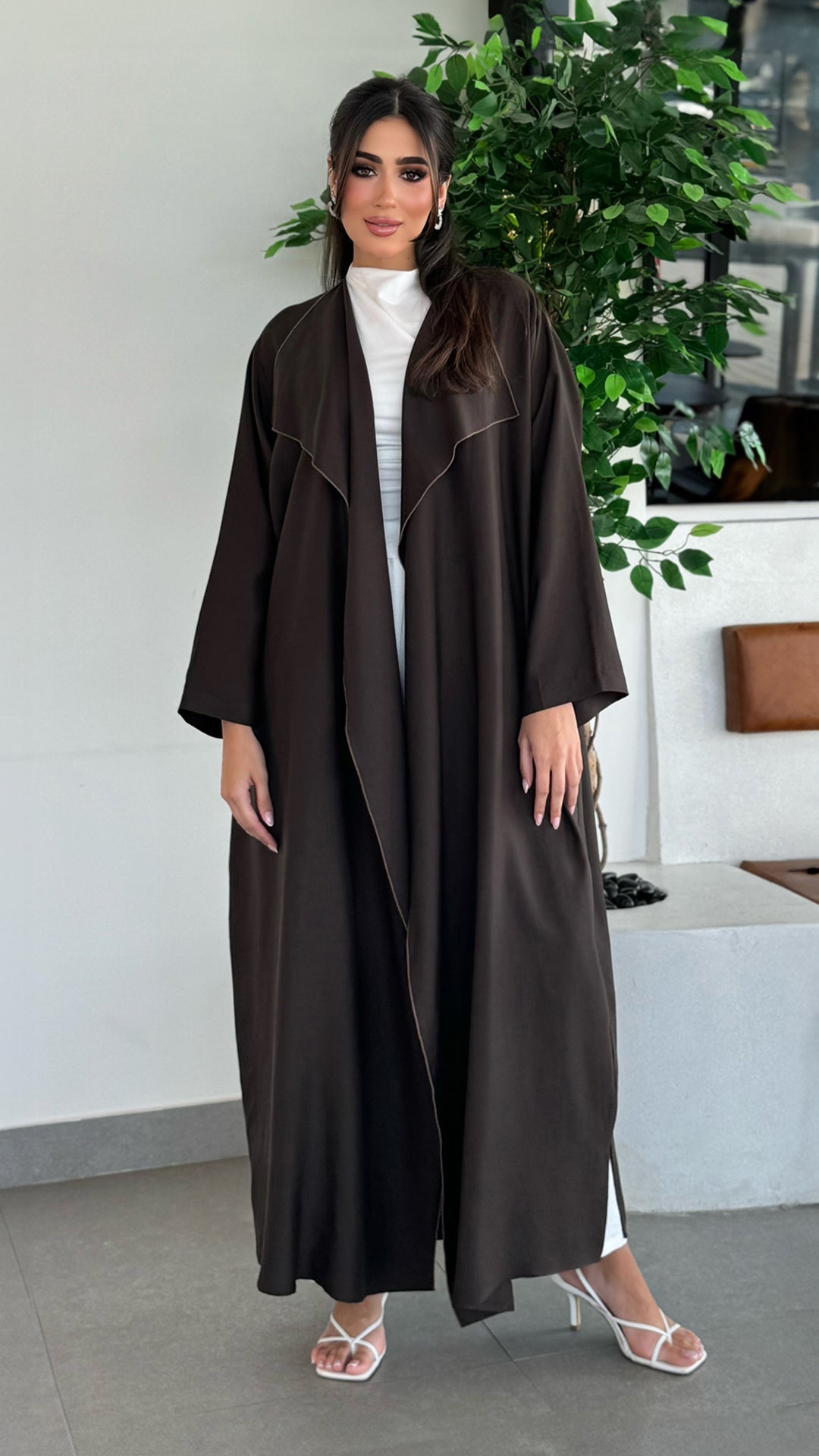 Misk Brown Abaya