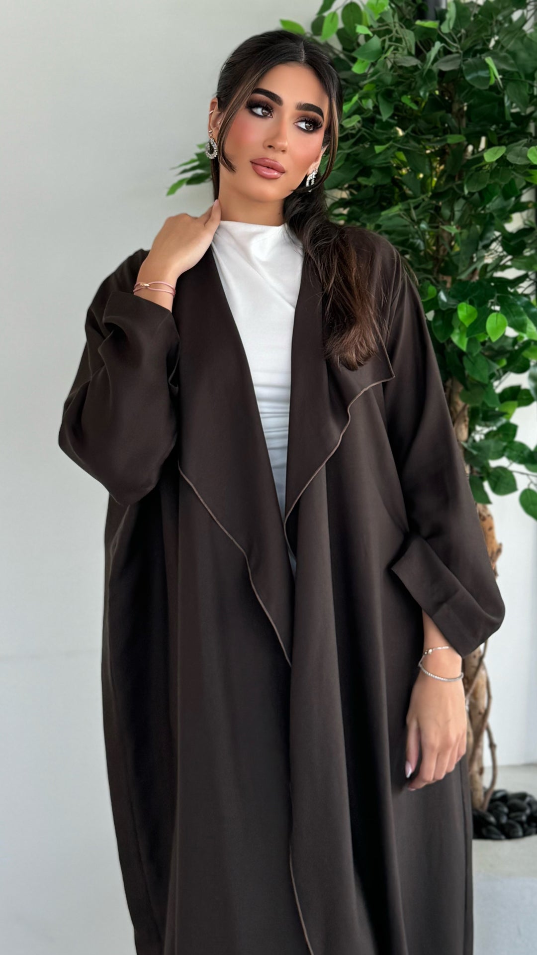 Misk Brown Abaya