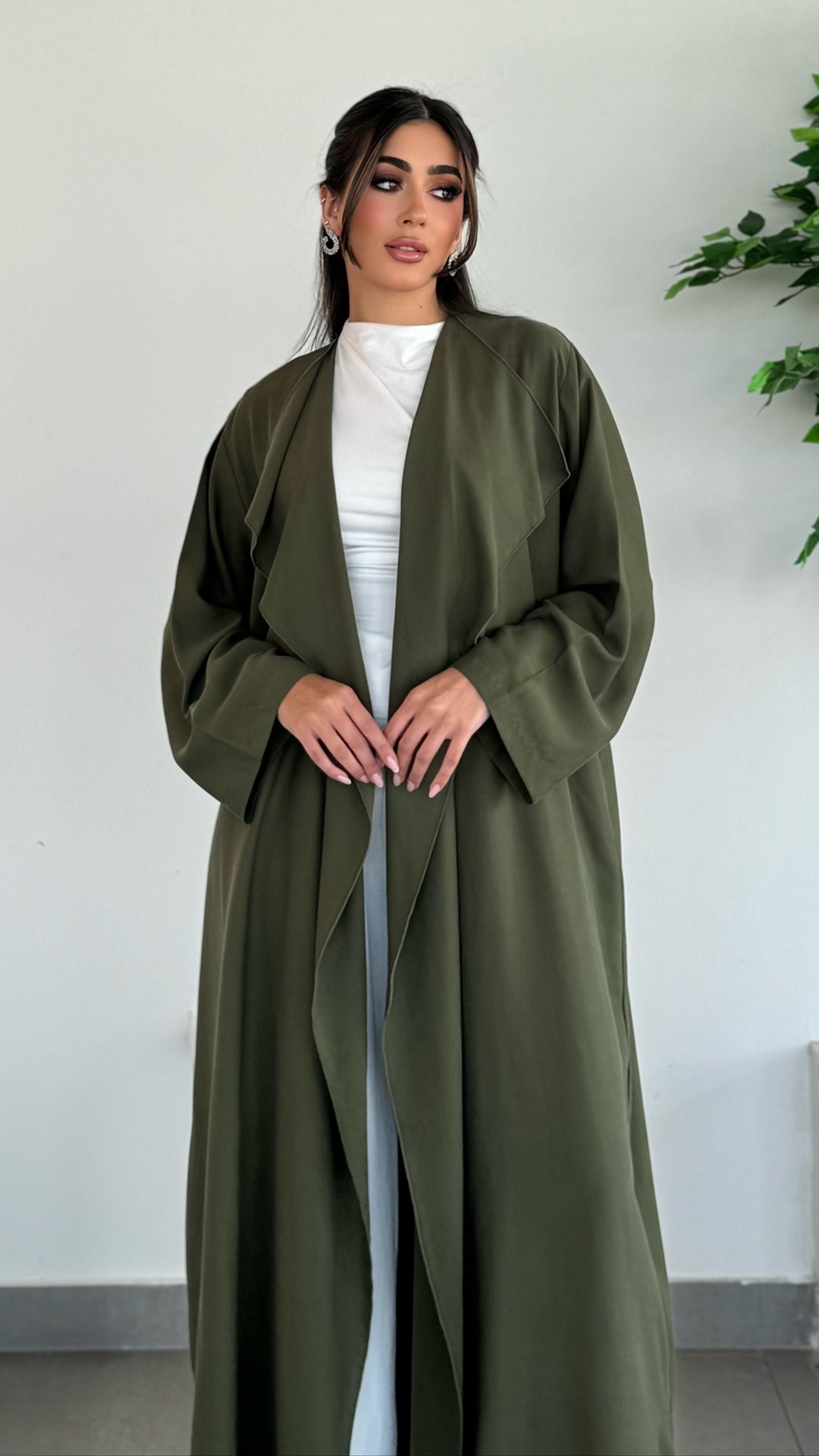 Misk Green Abaya
