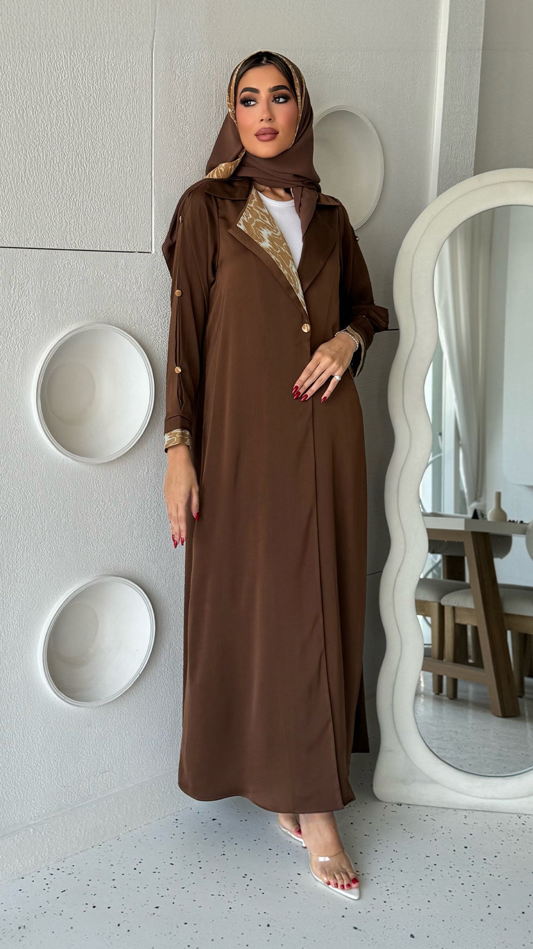 Farah Brown Abaya