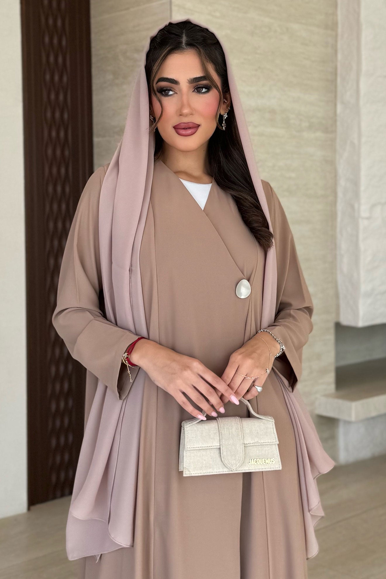 Sher Beige Abaya