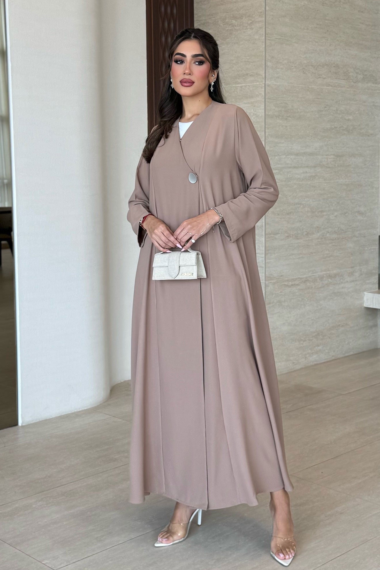 Sher Beige Abaya