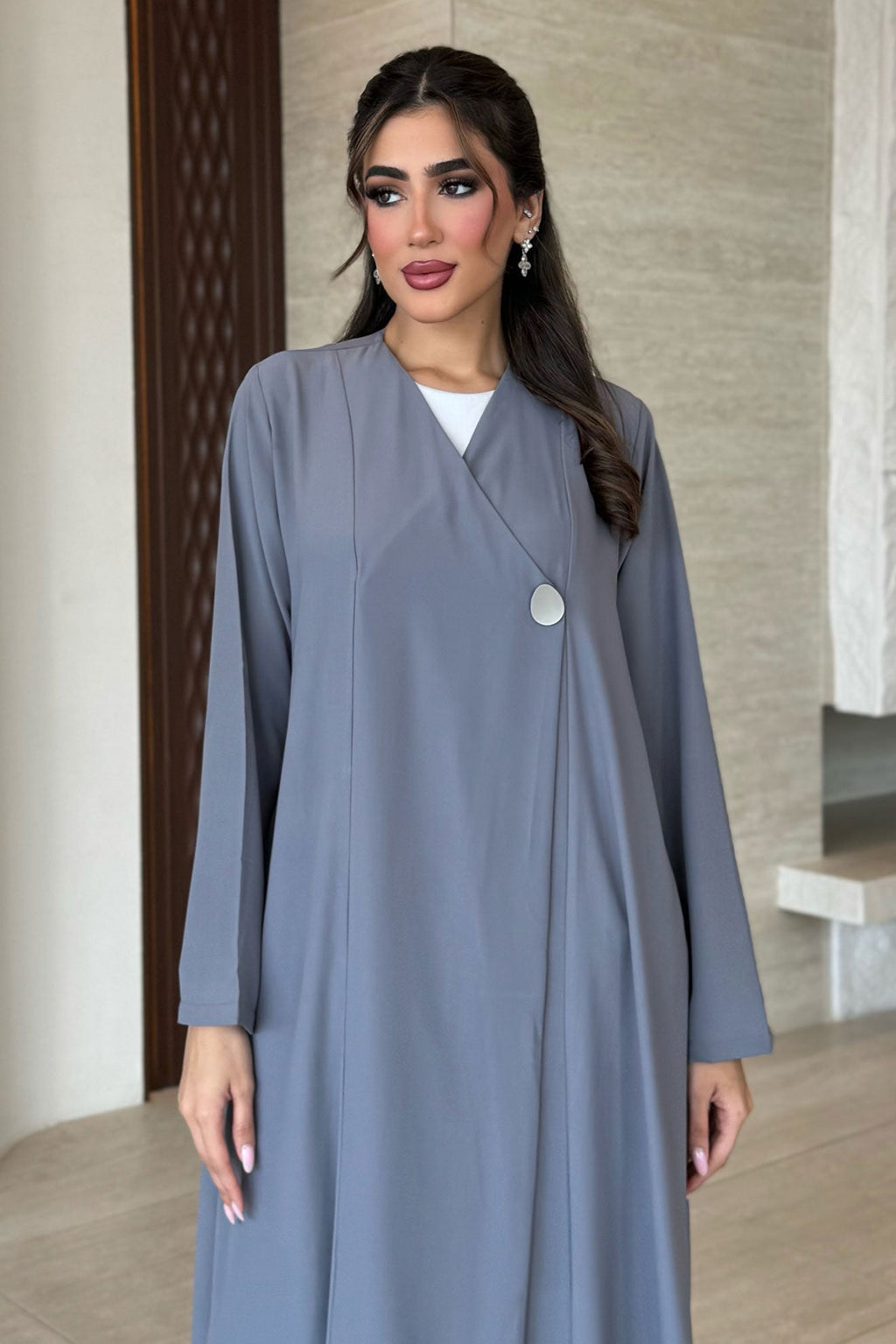 Sher Grey Abaya