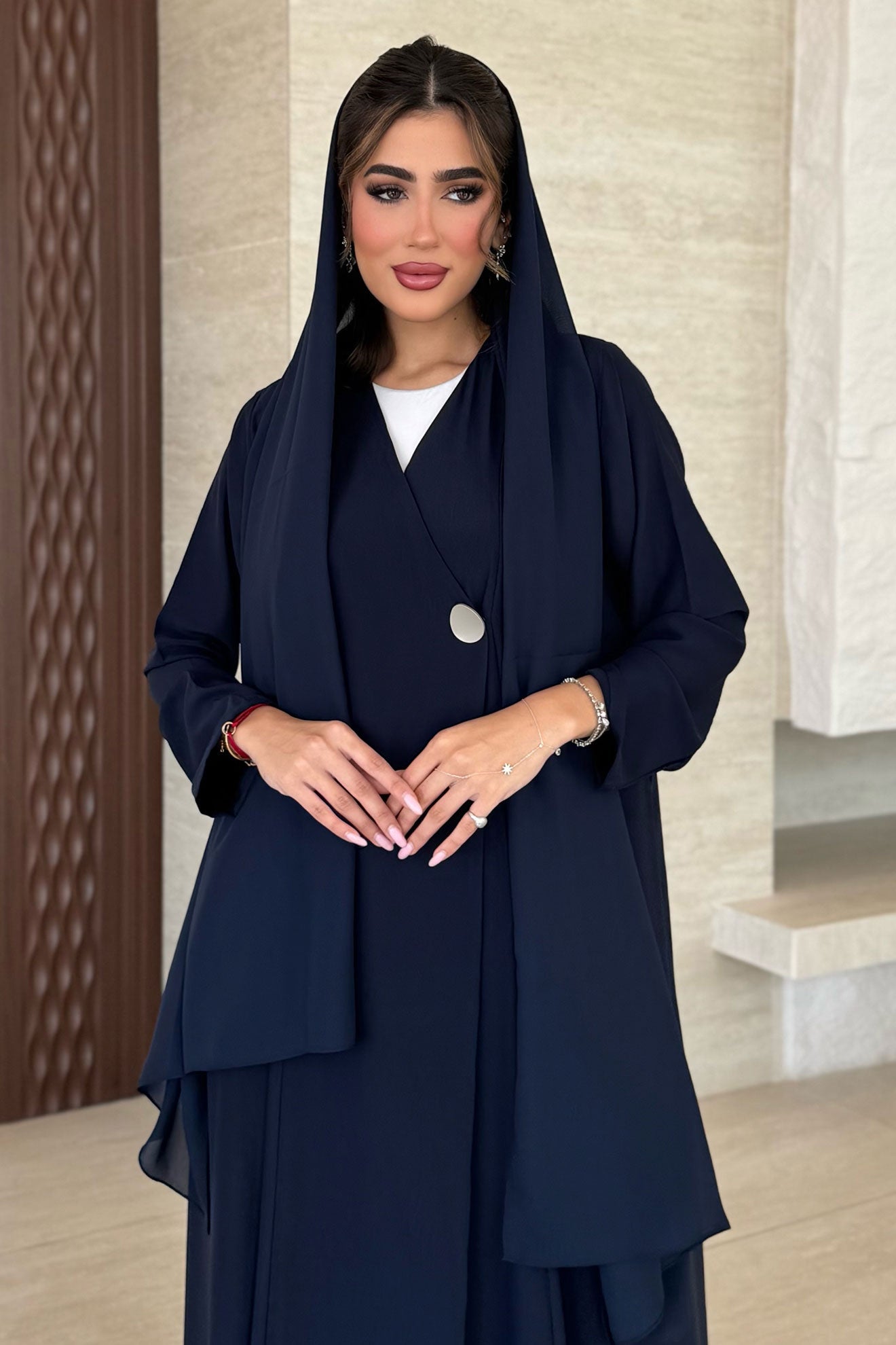 Sher Navy Abaya