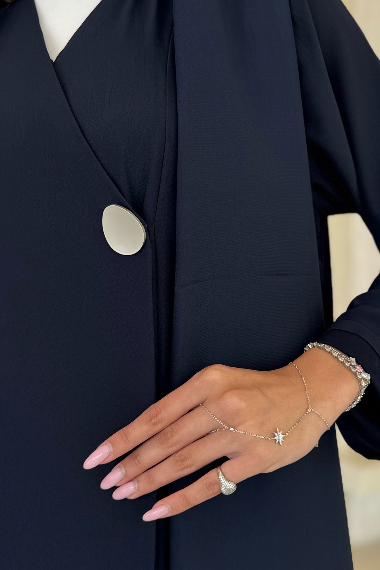 Sher Navy Abaya