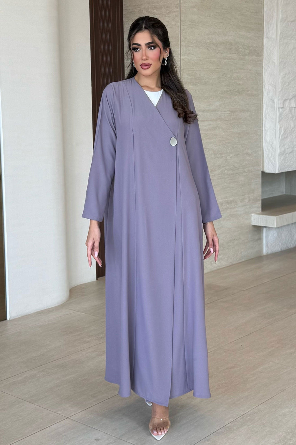 Sher Purple Abaya
