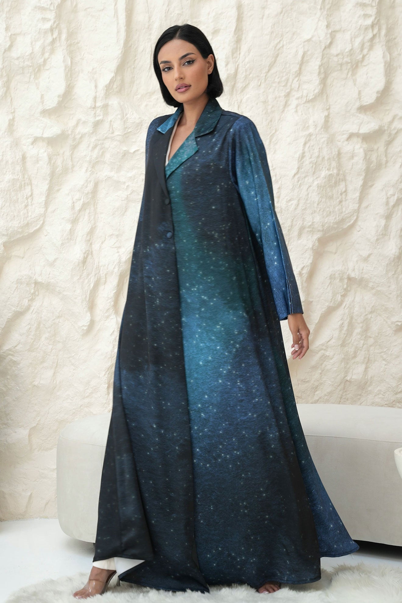 ELOIR Blue Abaya