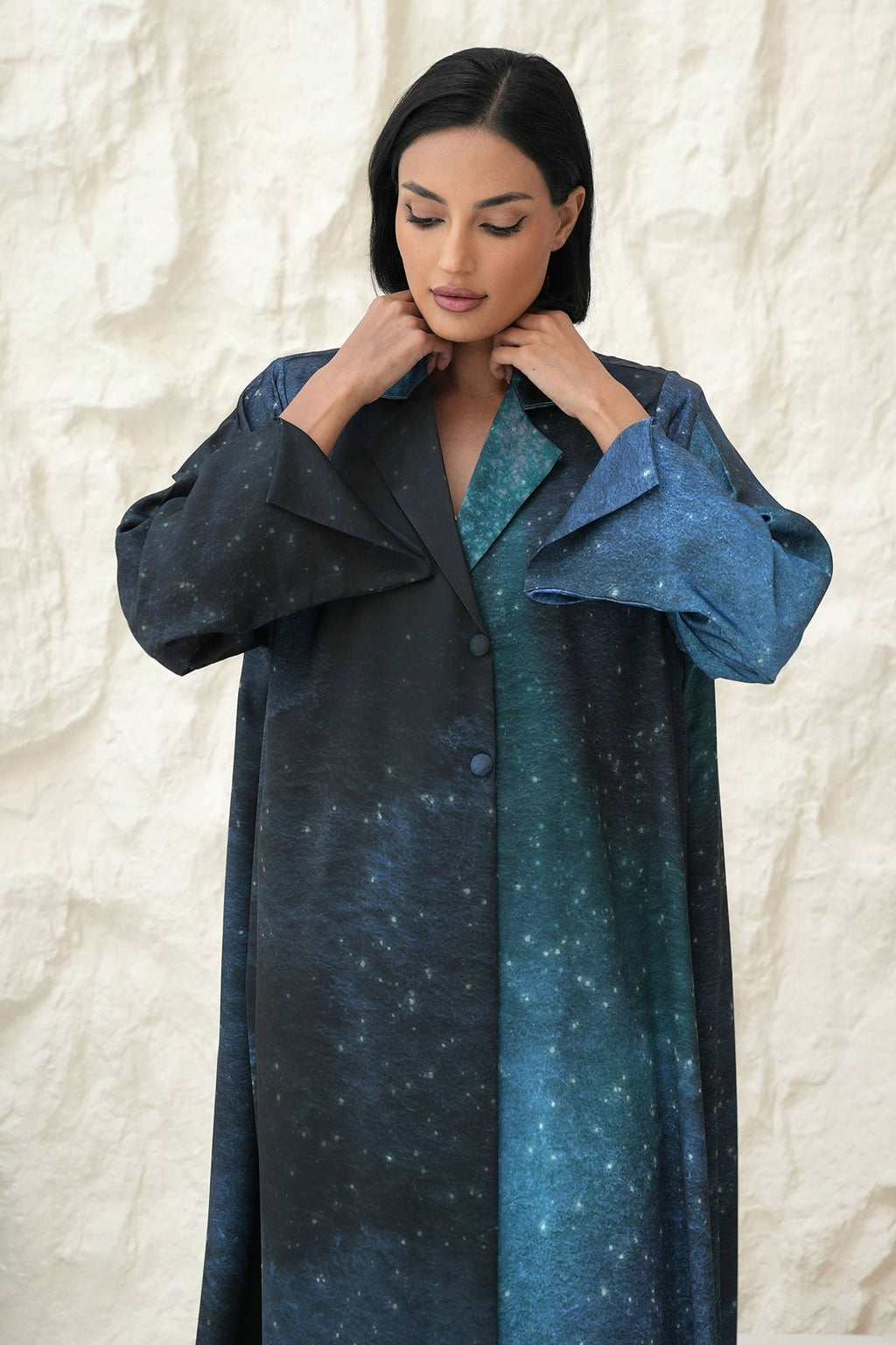 ELOIR Blue Abaya