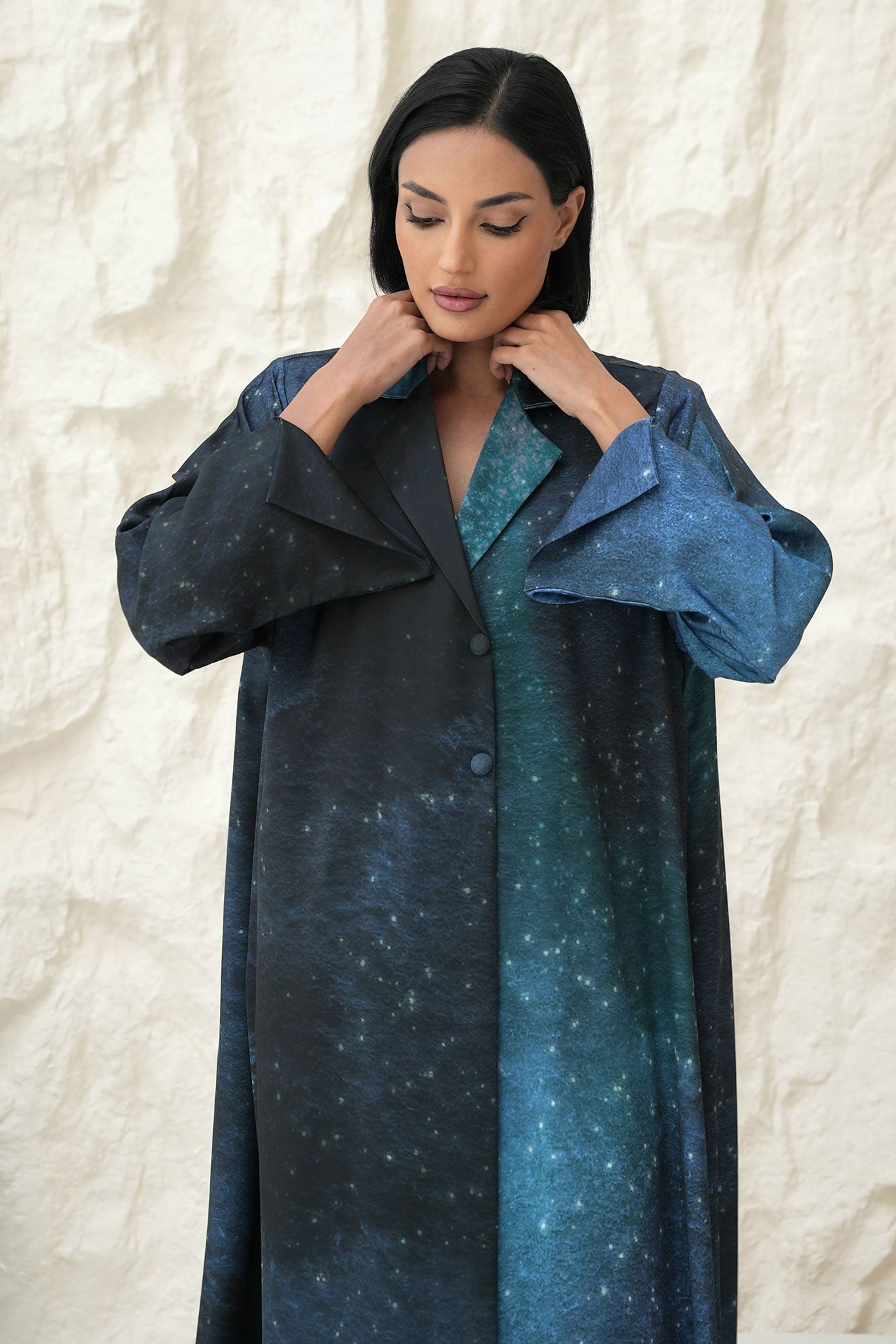 ELOIR Blue Abaya