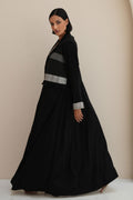 KAVEN White-Grey Abaya