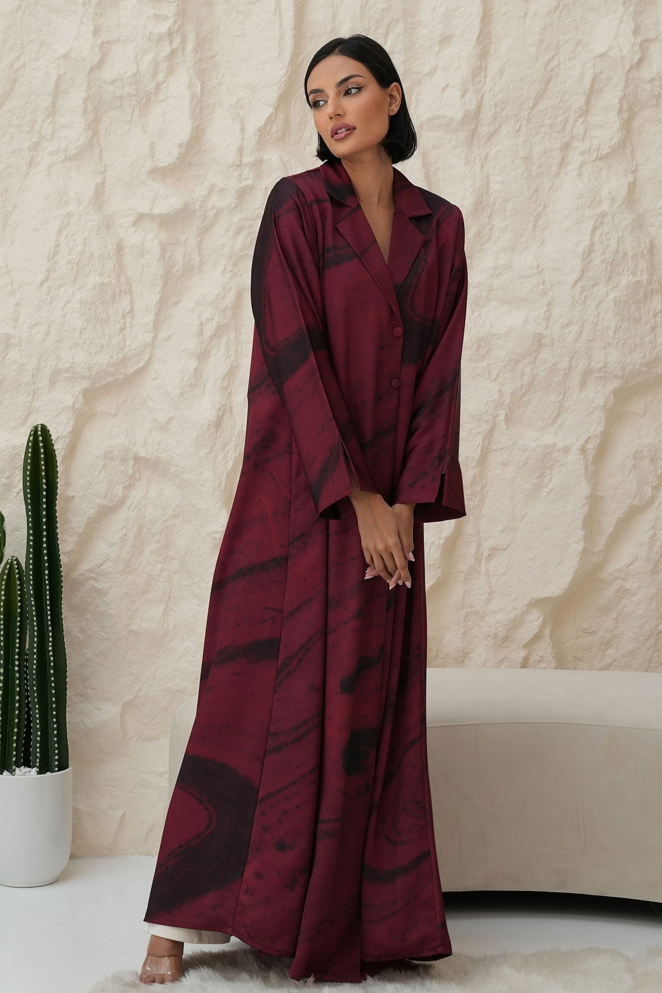 MYREN Red Abaya
