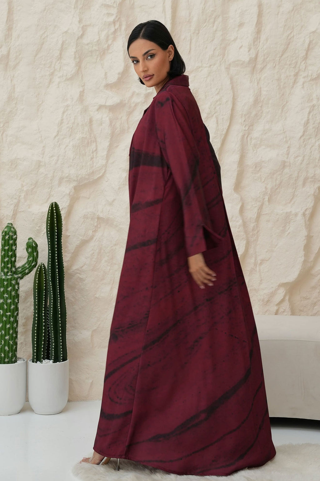 MYREN Red Abaya