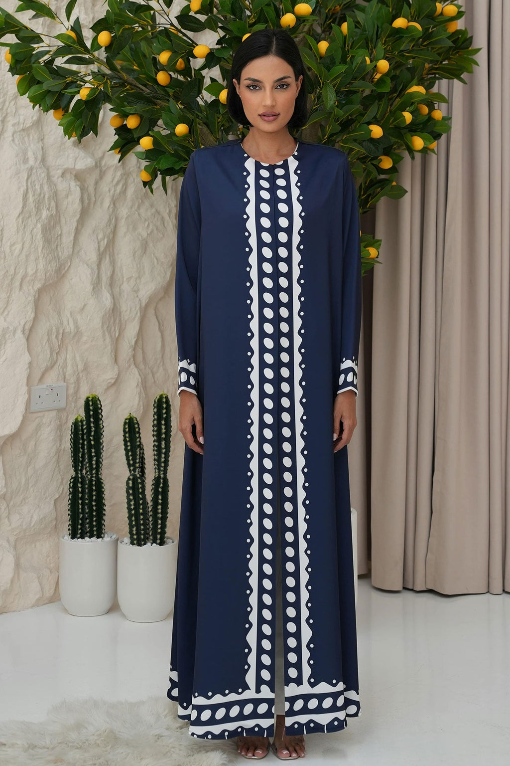 ORIELLE Navy Abaya