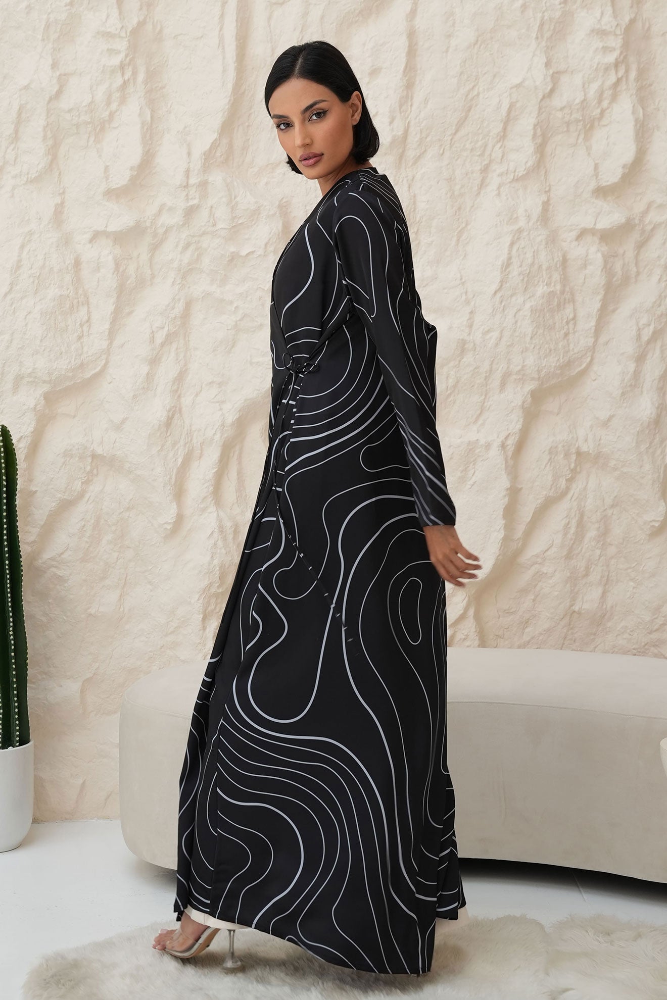 ZAVIA Black Abaya