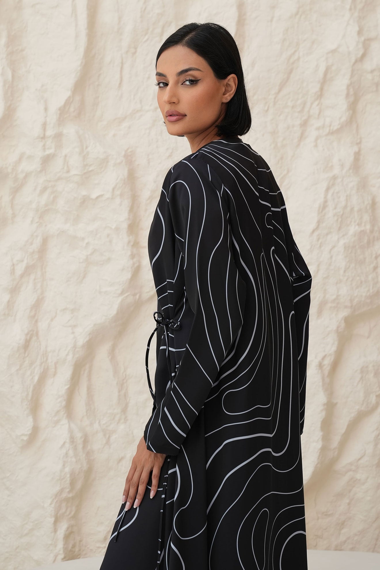 ZAVIA Black Abaya