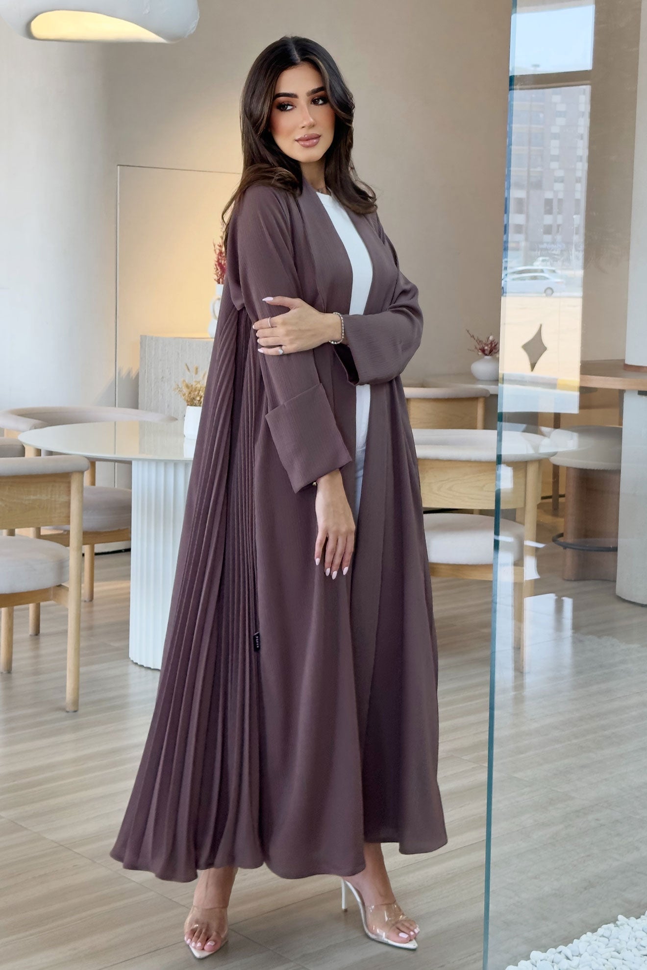 Mirage Brown Abaya