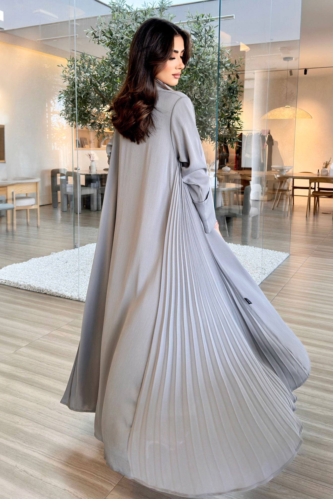 Mirage Grey Abaya