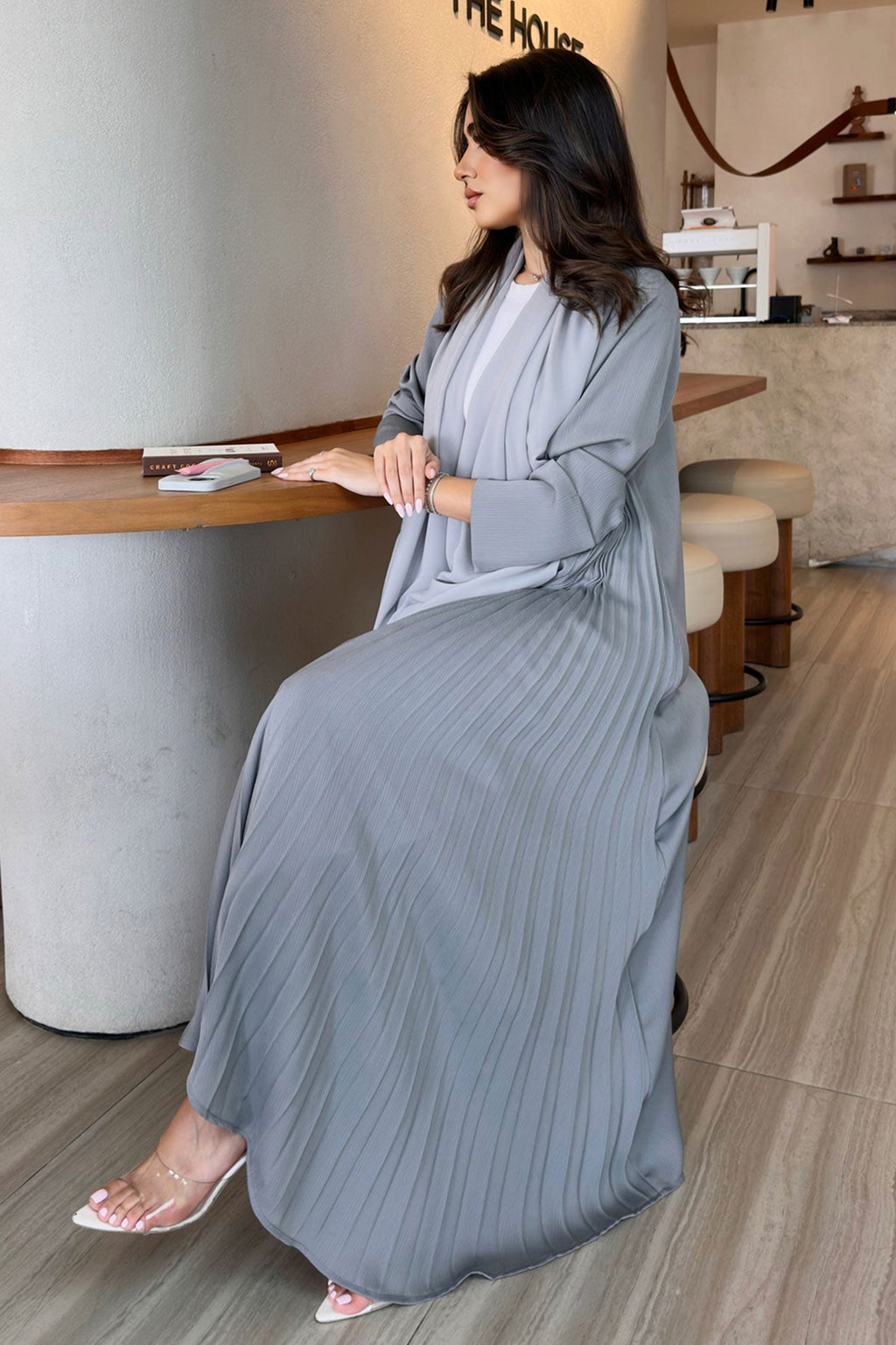 Mirage Grey Abaya