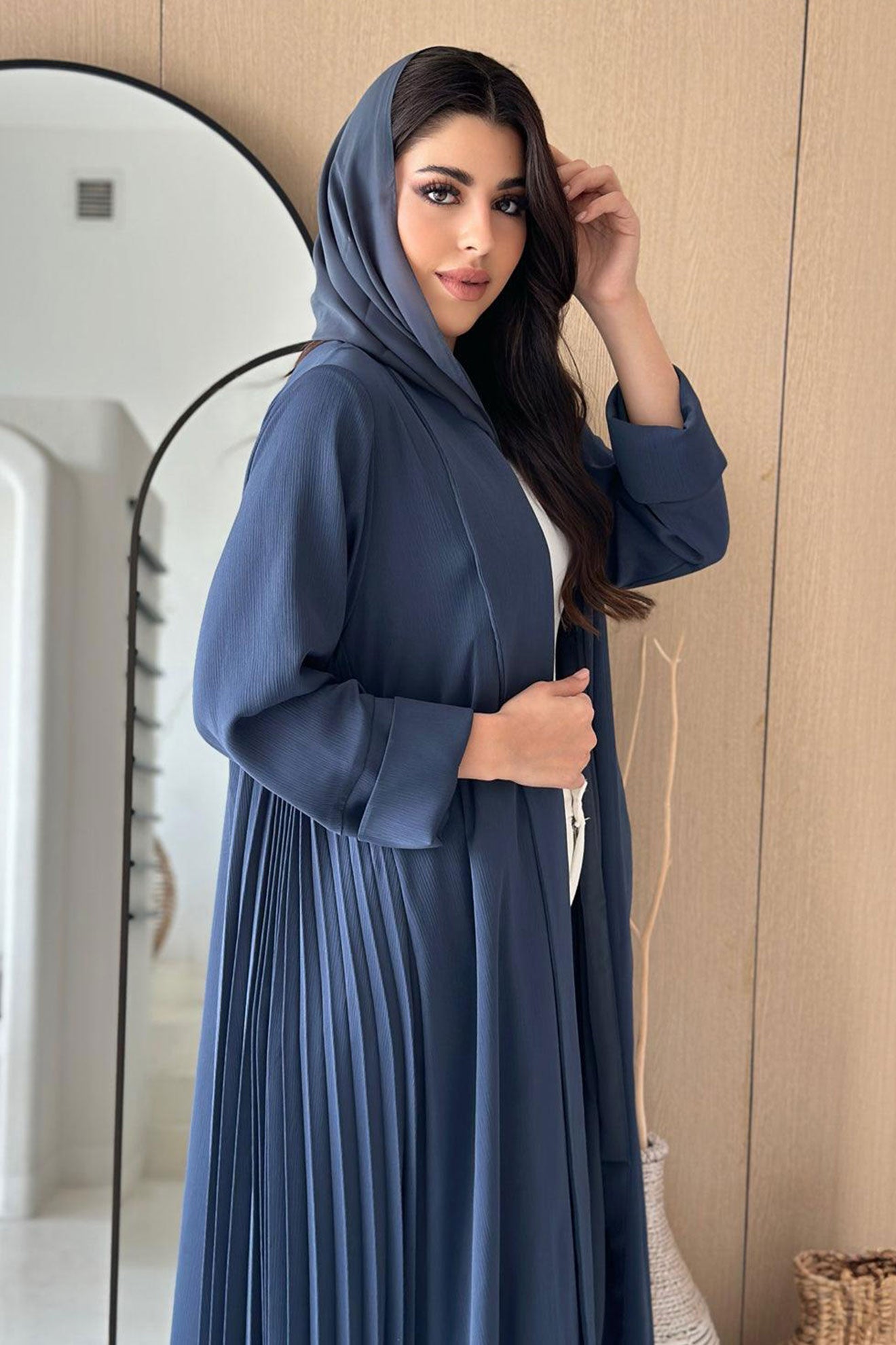 Mirage Navy Blue Abaya