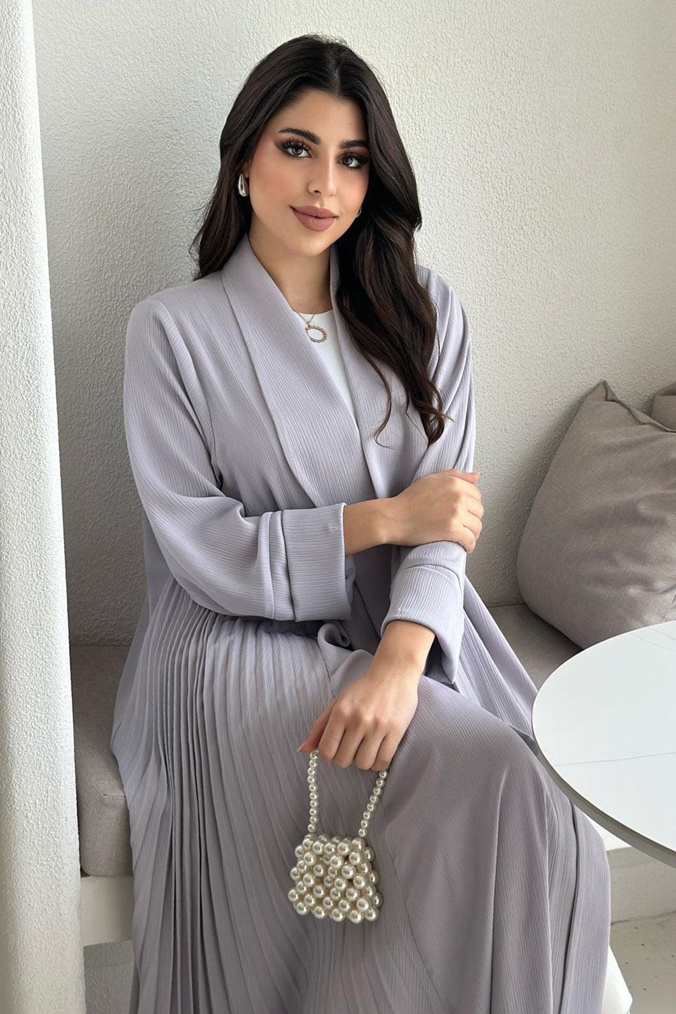 Mirage Purple Abaya