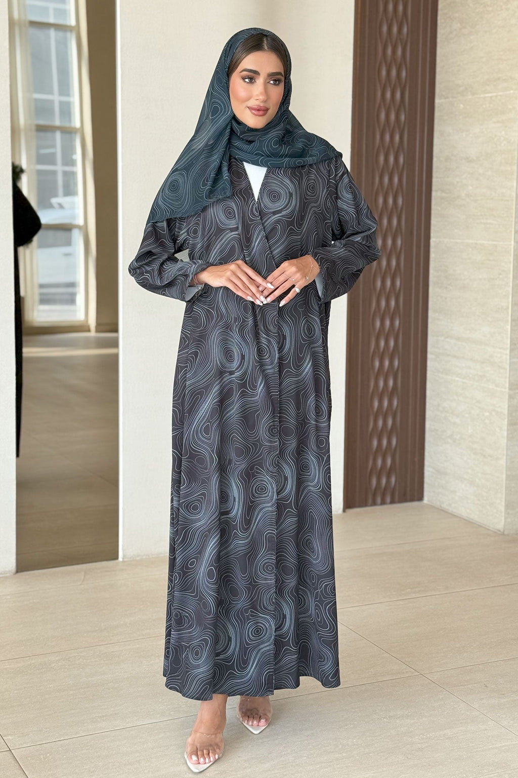 Bella Gray Abaya