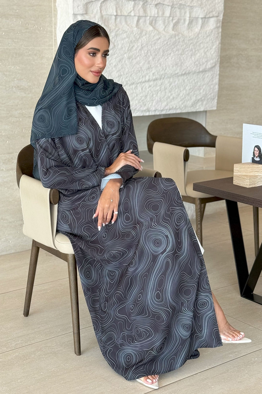 Bella Gray Abaya