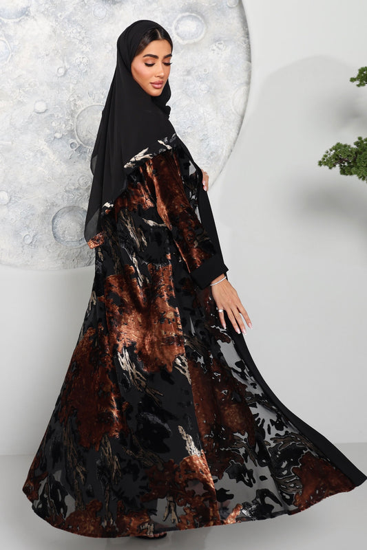 Nia Light Brown Abaya