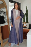 Nova Blue Light Purple Abaya