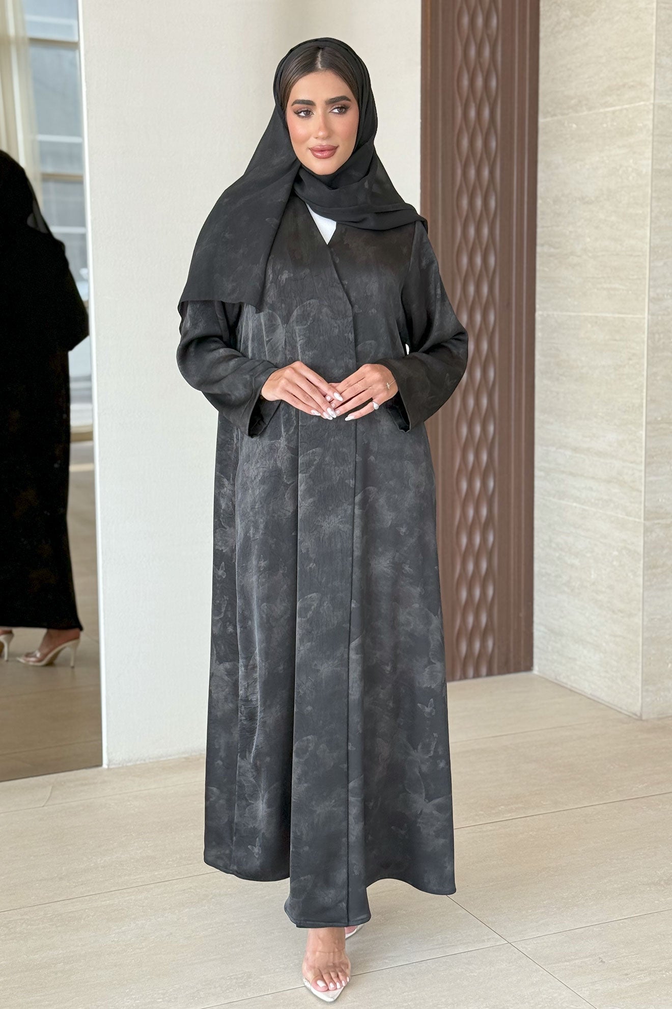 Perla Purple Abaya