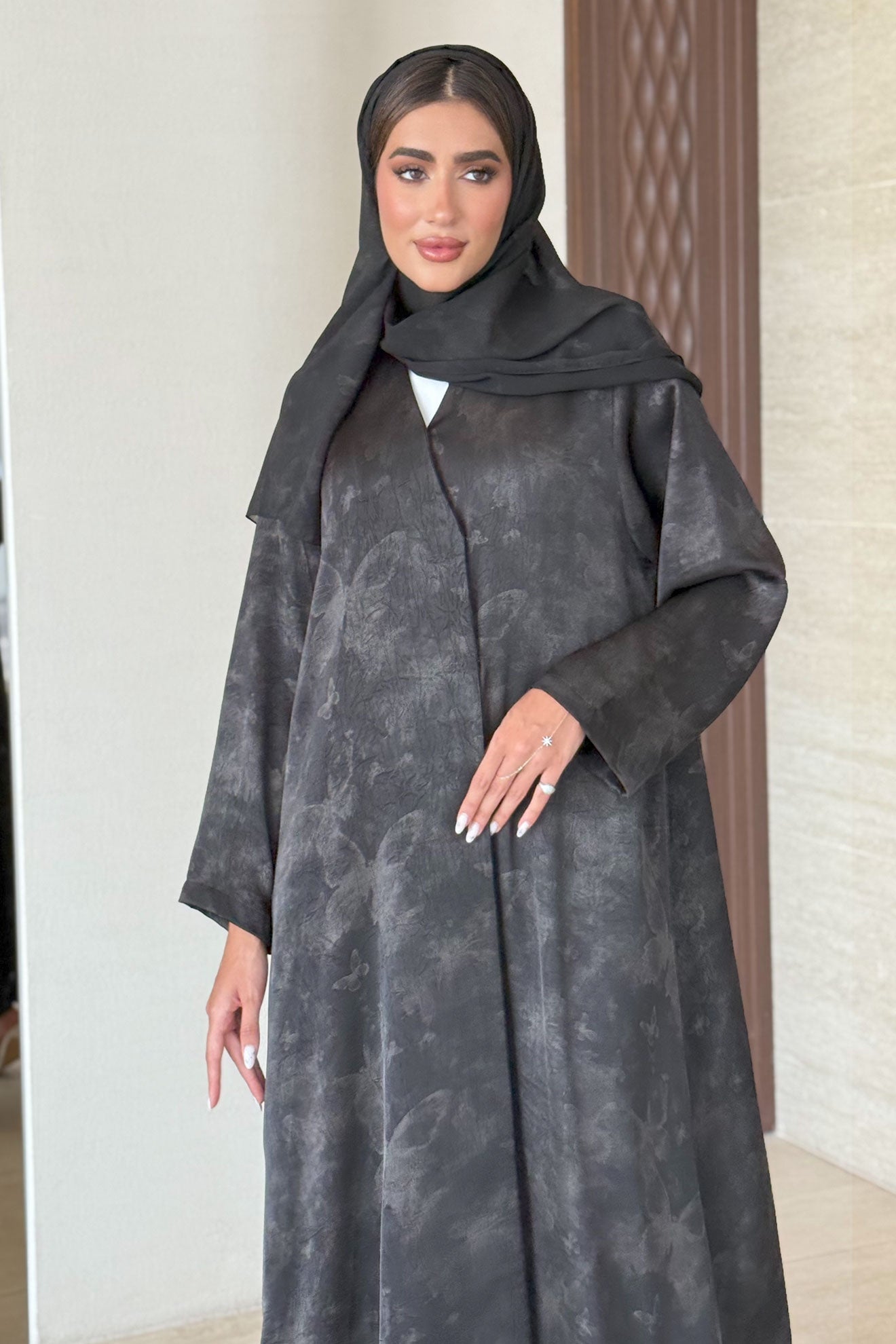 Perla Purple Abaya