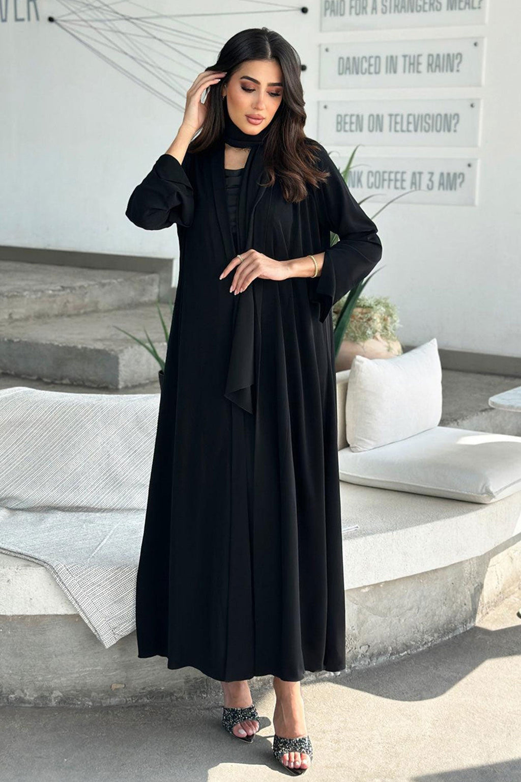 Sultana Black Abaya