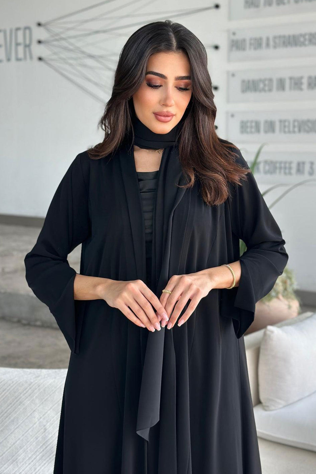 Sultana Black Abaya