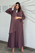 Sultana Purple Abaya